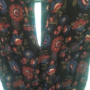 Long sleeve maxi floral dress